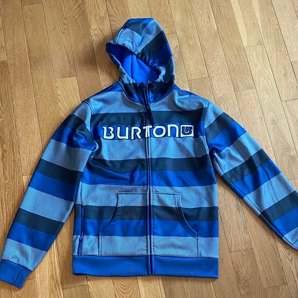 Burton Blue and Black Striped Jacket